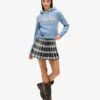 Sudadera con capucha y estampado del logotipo del arcoíris