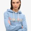 Sudadera con capucha y estampado del logotipo del arcoíris