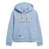 Sudadera con capucha y estampado del logotipo del arcoíris