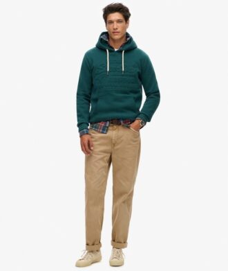 Sudadera con capucha y estampado en relieve
