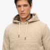 Sudadera con capucha y estampado en relieve