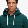 Sudadera con capucha y estampado en relieve