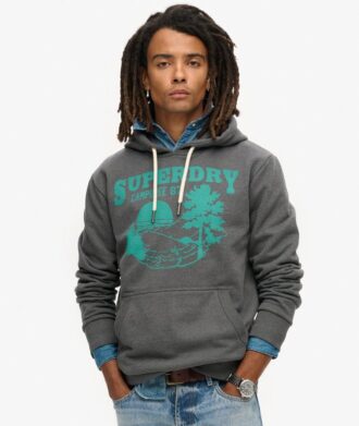 Sudadera con capucha y estampado Outdoor