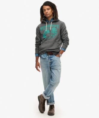 Sudadera con capucha y estampado Outdoor
