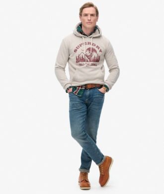 Sudadera con capucha y estampado Outdoor