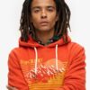 Sudadera con capucha y rayas gráficas Outdoor
