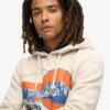 Sudadera con capucha y rayas gráficas Outdoor