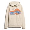 Sudadera con capucha y rayas gráficas Outdoor