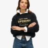 Sudadera con logotipo metálico de lujo