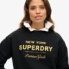 Sudadera con logotipo metálico de lujo