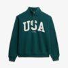 Sudadera con media cremallera y apliques Athletic Essentials