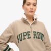 Sudadera con media cremallera y apliques Athletic Essentials
