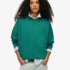 Sudadera de cuello redondo oversize con logotipo Essential