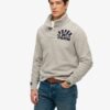 Sudadera deportiva Vintage con medio botonadura