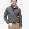 Sudadera deportiva Vintage con medio botonadura
