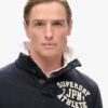 Sudadera deportiva Vintage con medio botonadura Sudadera deportiva Vintage con medio botonadura