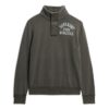 Sudadera deportiva Vintage con medio botonadura