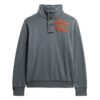 Sudadera deportiva Vintage con medio botonadura