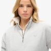Sudadera Essential con media cremallera