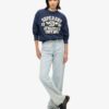 Sudadera holgada College Script