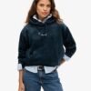 Sudadera holgada con capucha Country Club Velour