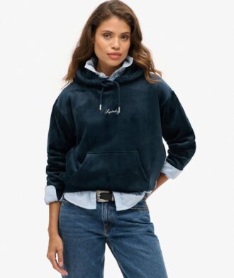 Sudadera holgada con capucha Country Club Velour