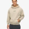 Sudadera holgada con capucha y micrologo
