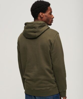 Sudadera holgada con capucha y micrologo