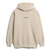 Sudadera holgada con capucha y micrologo