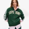 Sudadera holgada con cremallera y apliques de Athletic Essentials