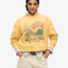 Sudadera holgada con estampado Souvenir