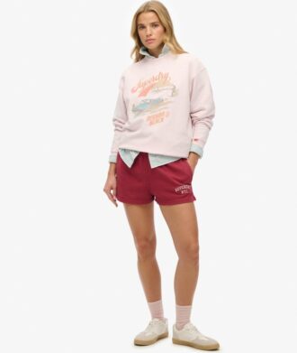 Sudadera holgada con estampado Souvenir