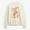 Sudadera holgada con estampado Souvenir