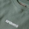 Sudadera holgada con gráfico de micrologotipo