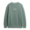 Sudadera holgada con gráfico de micrologotipo