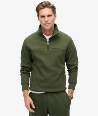 Sudadera holgada con media cremallera Tech