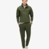 Sudadera holgada con media cremallera Tech