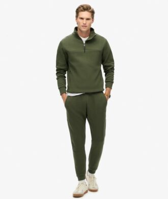 Sudadera holgada con media cremallera Tech