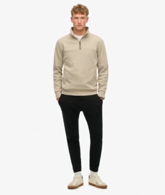Sudadera holgada con media cremallera Tech