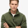 Sudadera holgada con media cremallera Tech