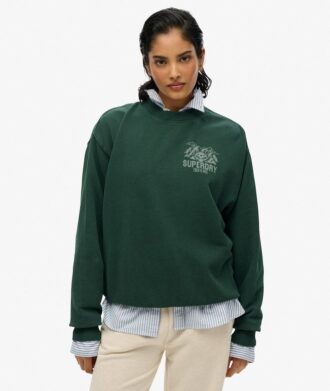 Sudadera holgada de cuello redondo Lo-Fi Outdoor Mono