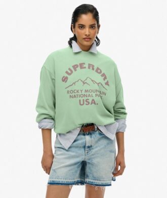 Sudadera holgada de cuello redondo Lo-Fi Outdoor Mono