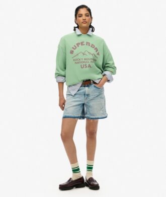 Sudadera holgada de cuello redondo Lo-Fi Outdoor Mono