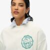Sudadera holgada de cuello redondo Lo-Fi Outdoor Mono