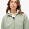 Sudadera oversize con media cremallera y logotipo Essential