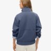 Sudadera oversize con media cremallera y logotipo Essential