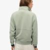 Sudadera oversize con media cremallera y logotipo Essential