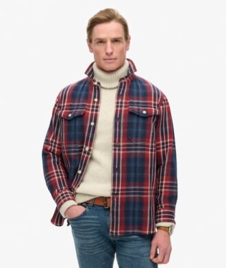 The Merchant Store – Camisa de cuadros gruesos