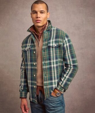 The Merchant Store – Camisa de cuadros gruesos