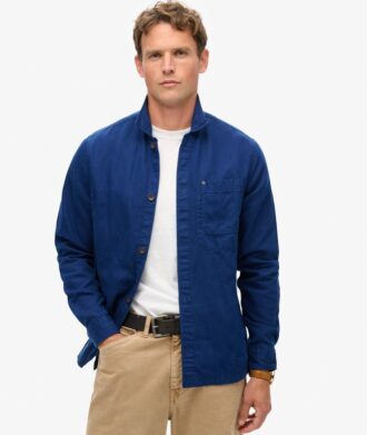 The Merchant Store – Camisa de lino mezclado